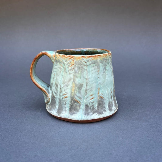 Small Stamped Copper Mug