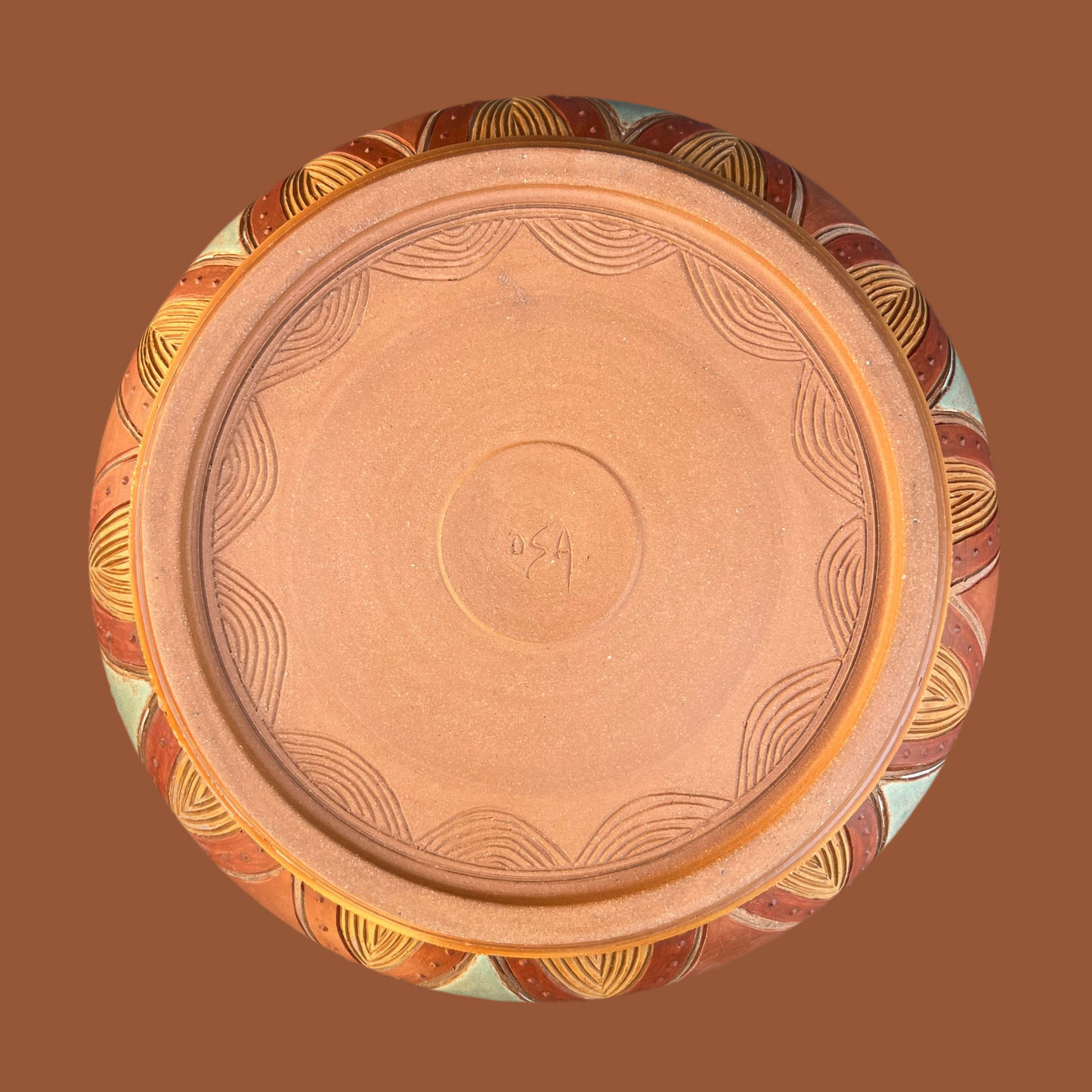 Earth Tone Serving Bowl