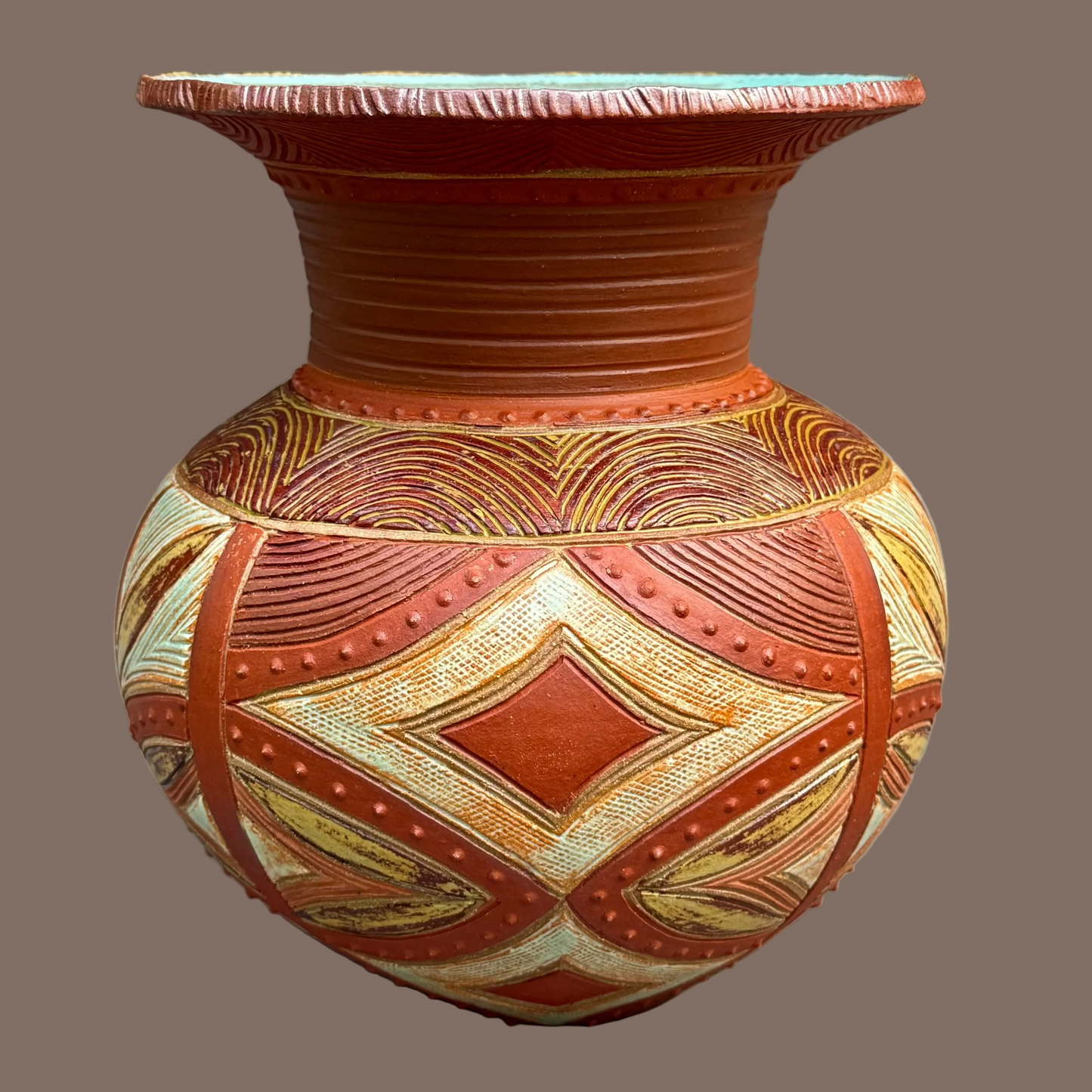 Roselle Kwali Vase
