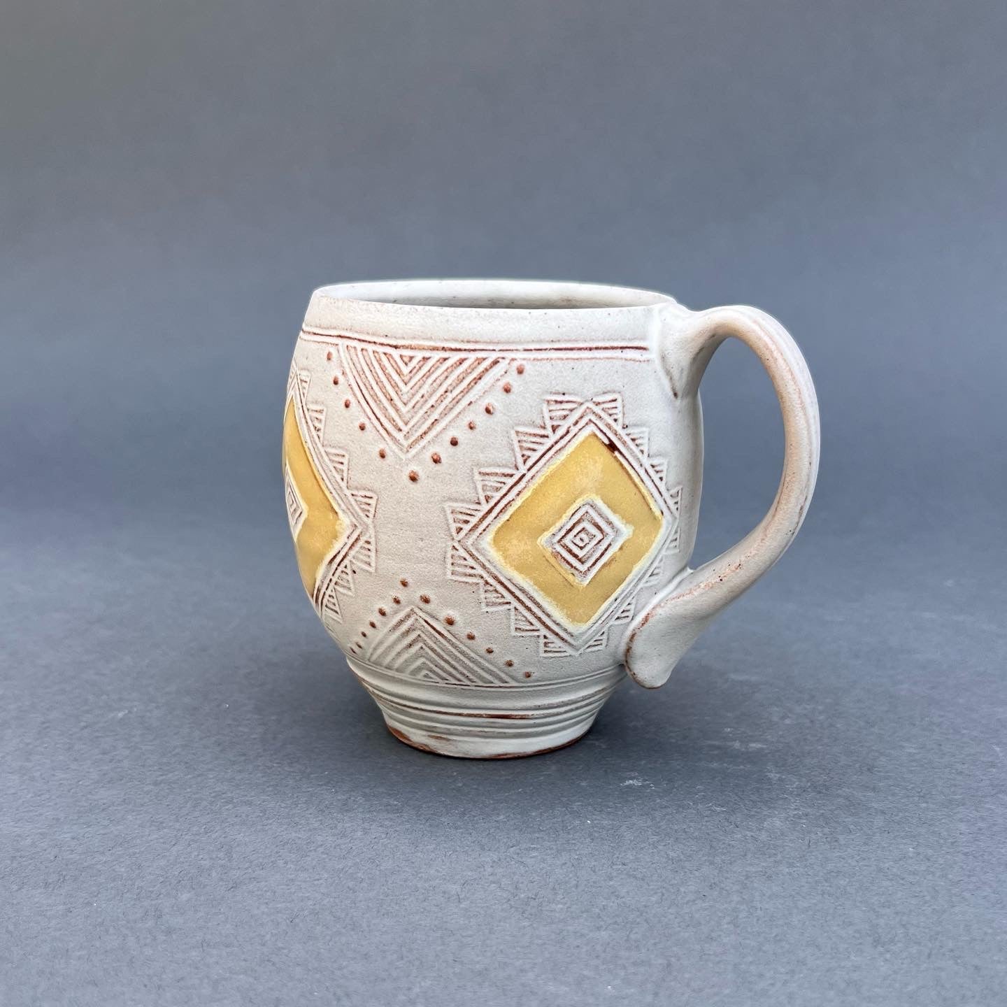 Yellow Diamond Mug