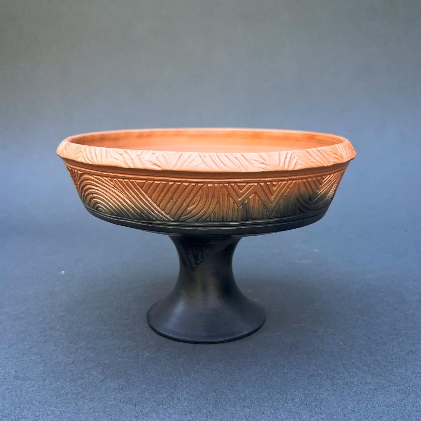 Terracotta Pedestal Bowl