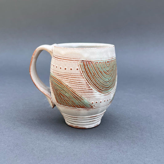 Aqua Shapes Mug