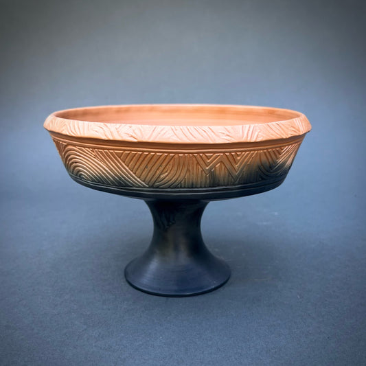 Terracotta Pedestal Bowl