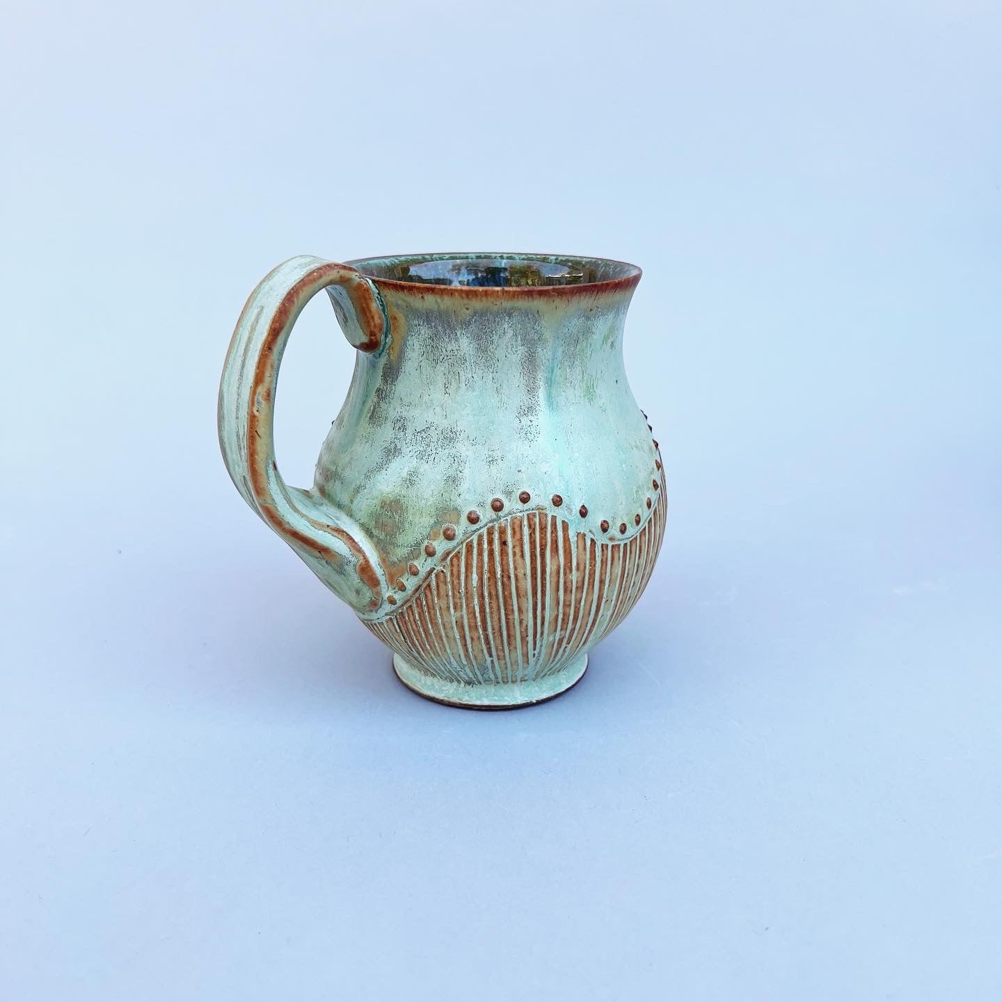 Curvy Copper Mug