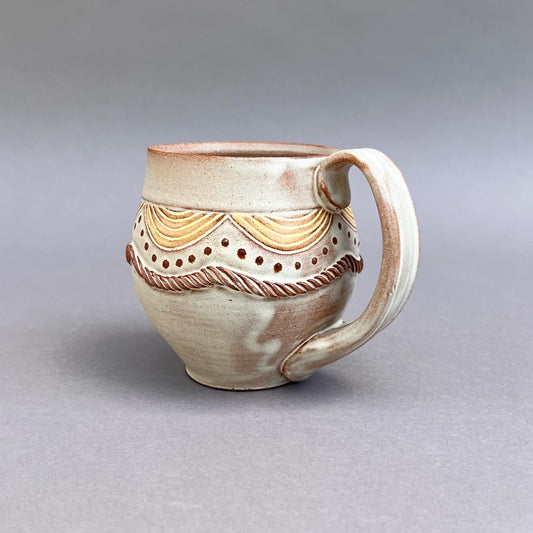 Coil Decorated Mug