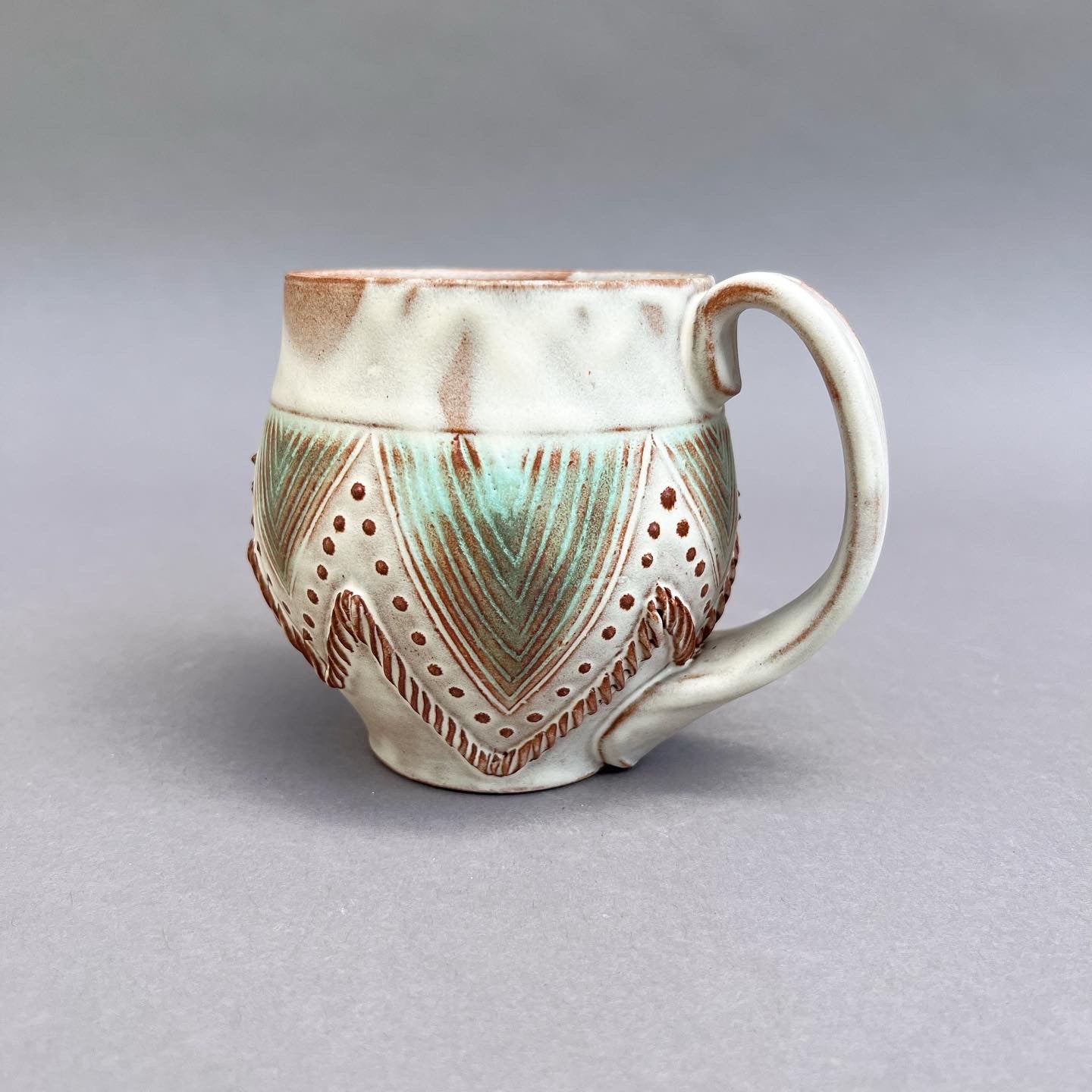 Coil Decorated Mug