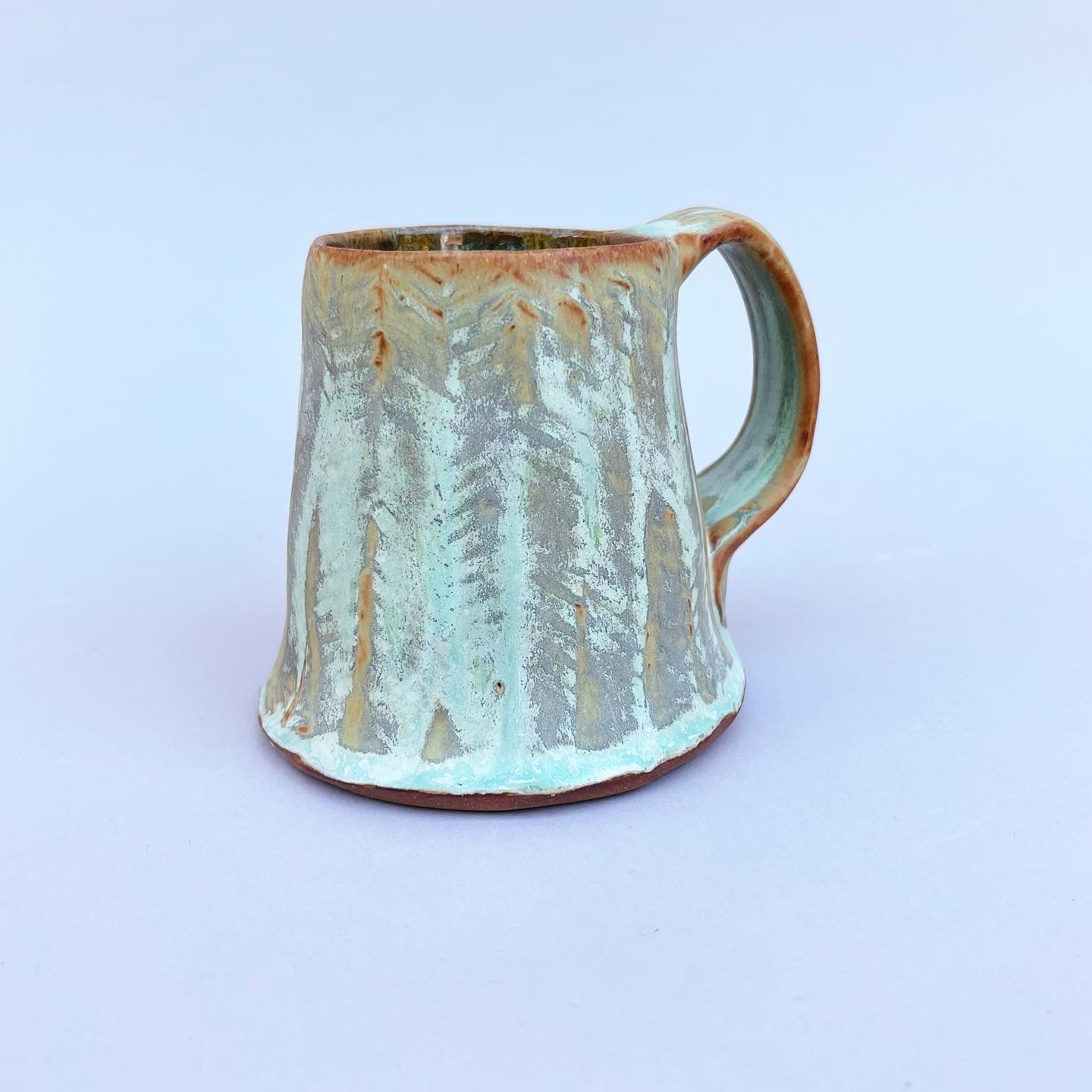 Copper Stamped Mug